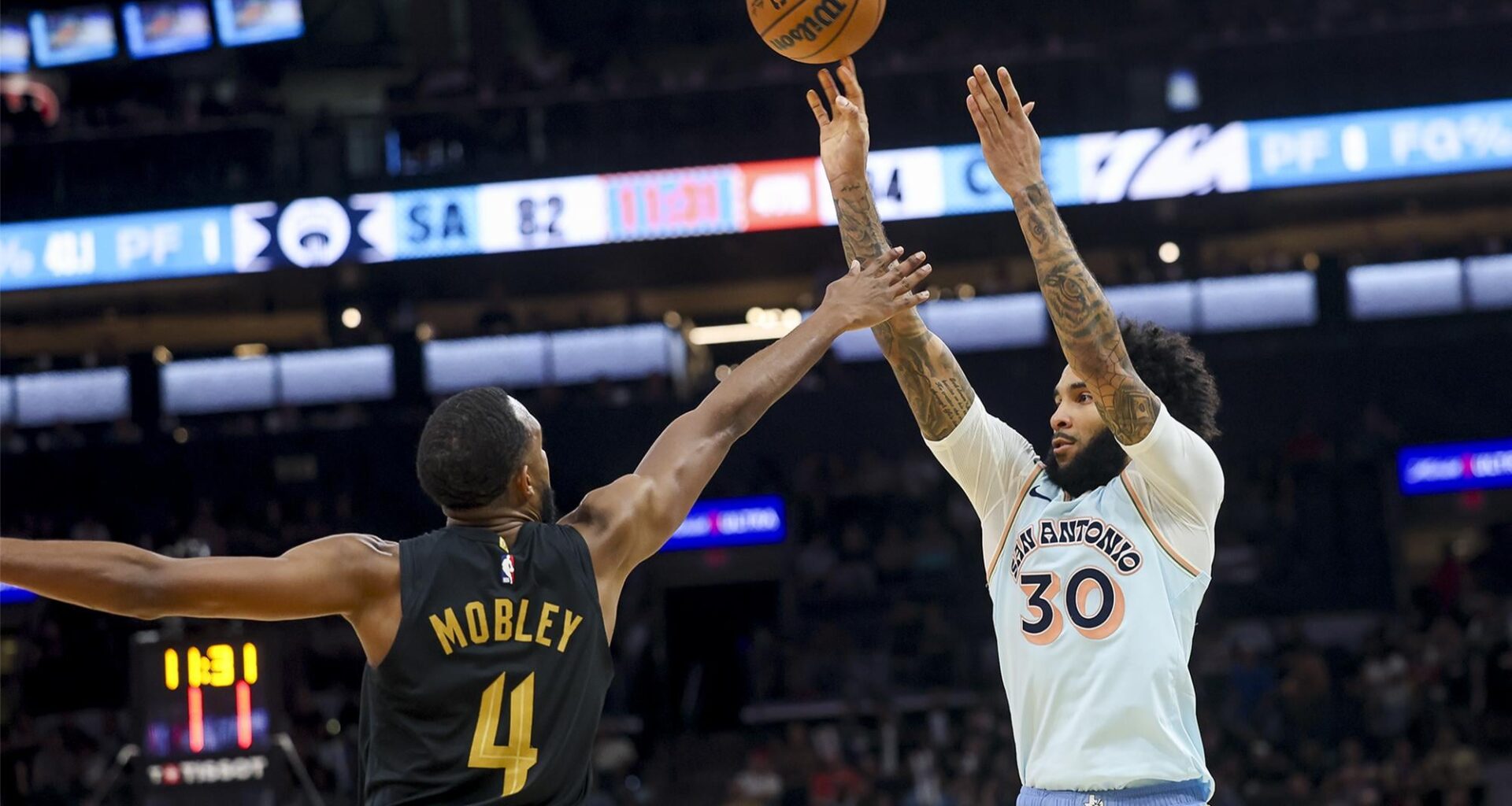 Julian Champagnie out to create space for Spurs' downhill racers