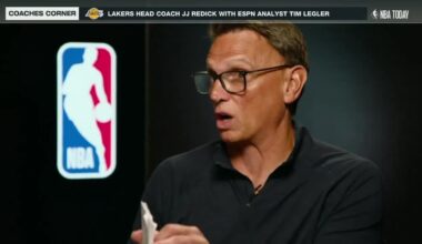 Coach Redick: "Look, we're a team defense. We dont have— we didn't last year, we're not going to this year— we dont have lockdown defenders. So we rely on our help defense, we rely on our shift presentation"