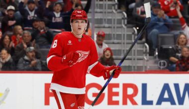 [Jake Tye]Red Wings' Jonatan Berggren Silences Trade Talks With Timely Hot Streak