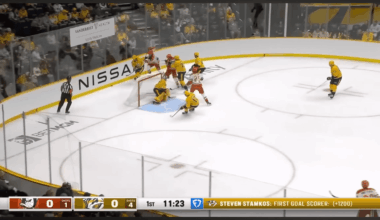 Ross Johnston scores right after Willy Daunic calls him out for "not having much skill".