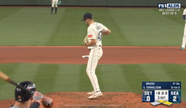 Tork bases clearing double ties game 2