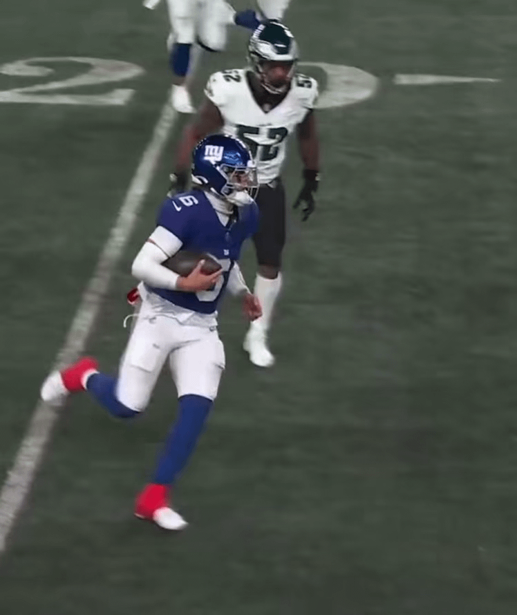 [Highlight]  Jason Dart been hanging around Cam Skatebo too much 😅