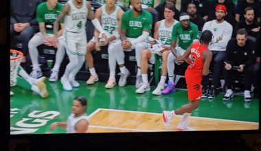 Joe saying shut the fuck up to Quickley after doing a call me celebration