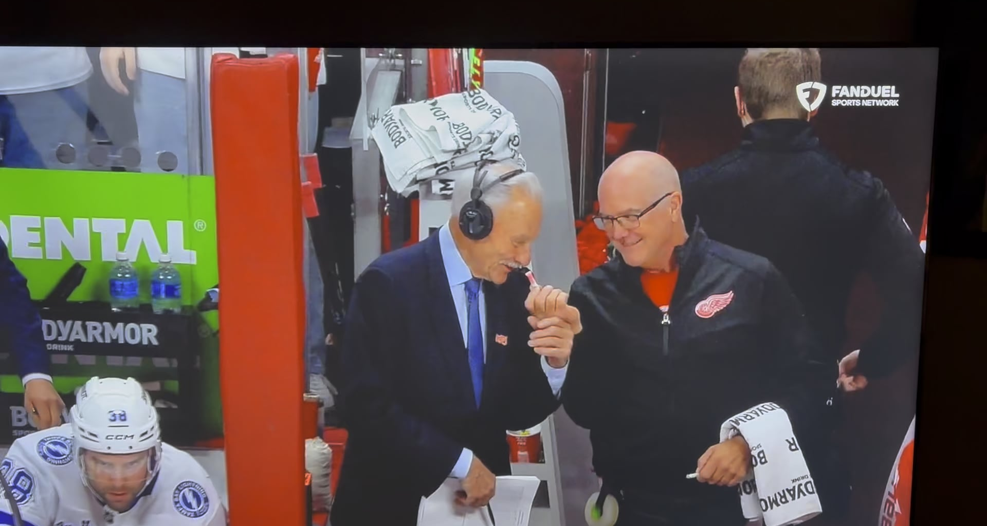 Mickey Redmond hitting the salts