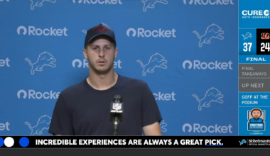 Jared Goff after beating another Ohio team: "Go Tigers, Go Skubal"