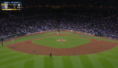 Michael Busch knocks one out of the park for yet another insurance run