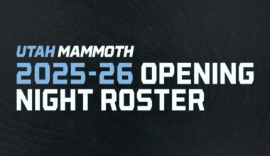 Opening night roster