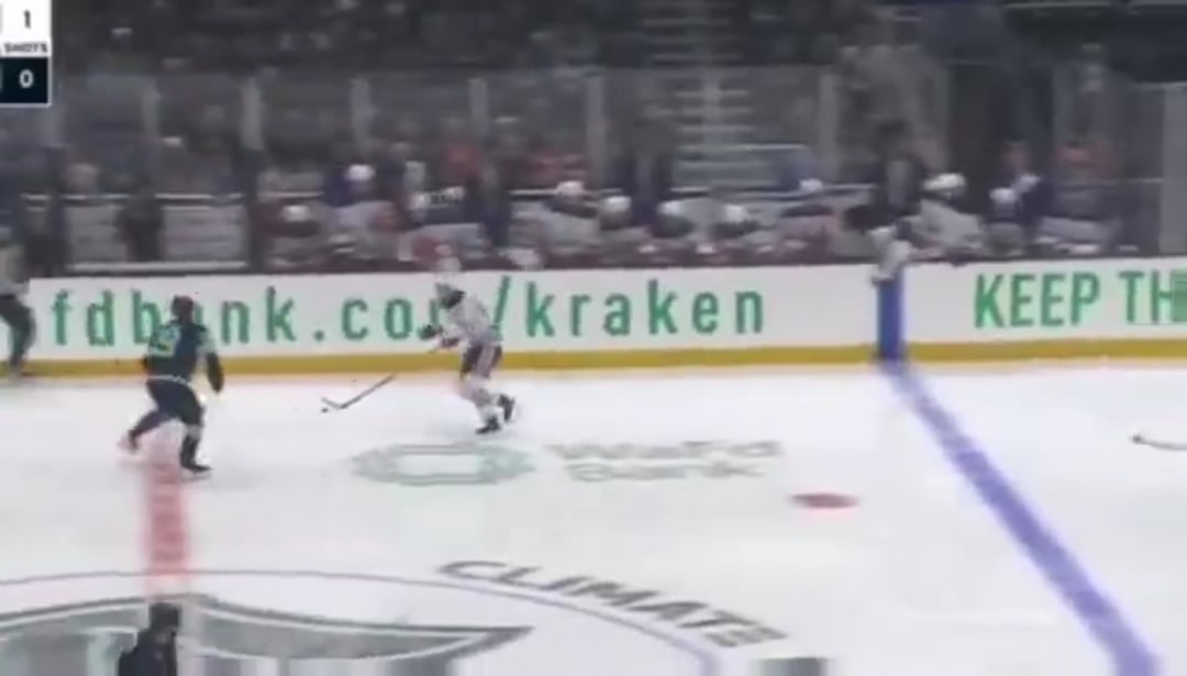 Here is the clip of Vince Dunn push on McDavid. Sorry for the quality. Best video I can find.