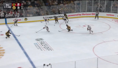 Andre Burakovsky ties the game with his 1st goal as a Hawk