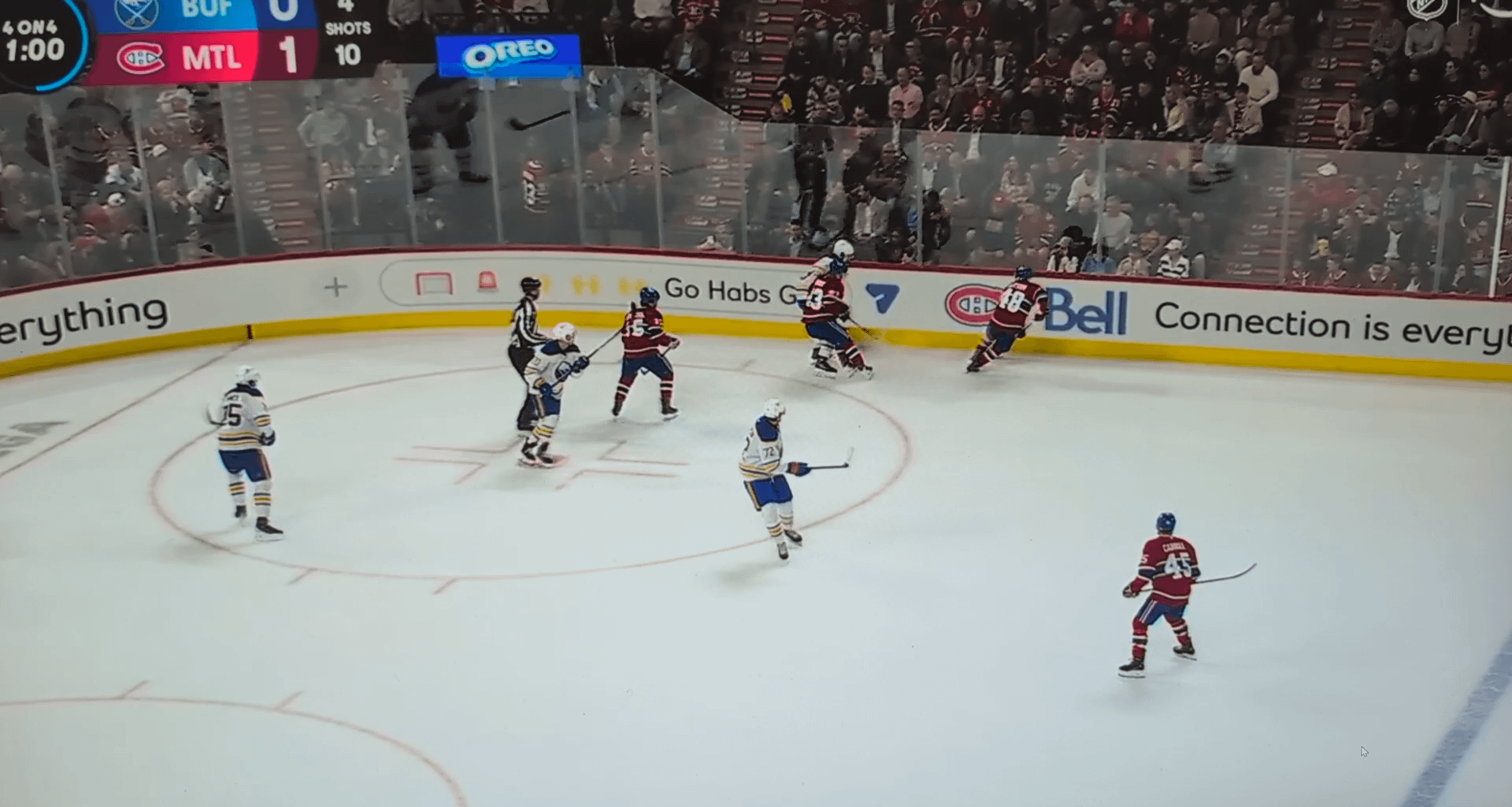 Hutson and Demidov playing keep away