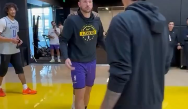 Luka surprised the squad with new Luka 4’s