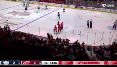 Kane with the snipe to tie the game