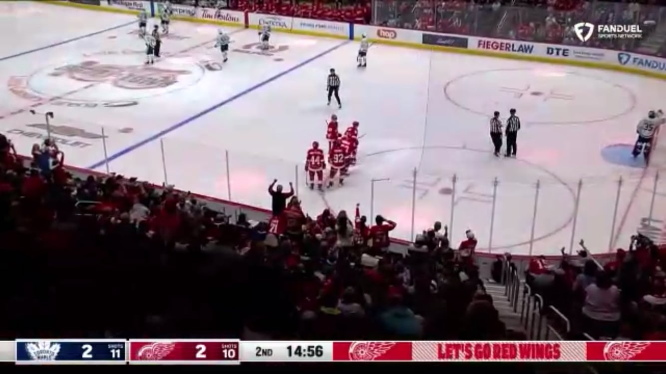 Kane with the snipe to tie the game