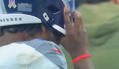 Cam Ward shares his frustration with interim head coach Mike McCoy after McCoy decided to punt on a crucial 4th down.