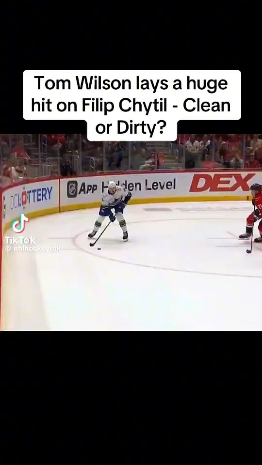 Tom Wilson hit on Chytil