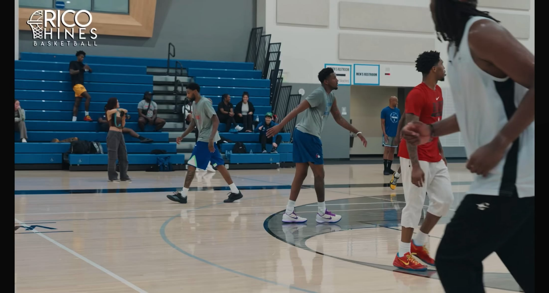 Vj and Caleb Love going back and forth in Rico Hines recent video