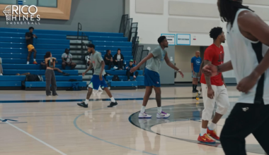 Vj and Caleb Love going back and forth in Rico Hines recent video