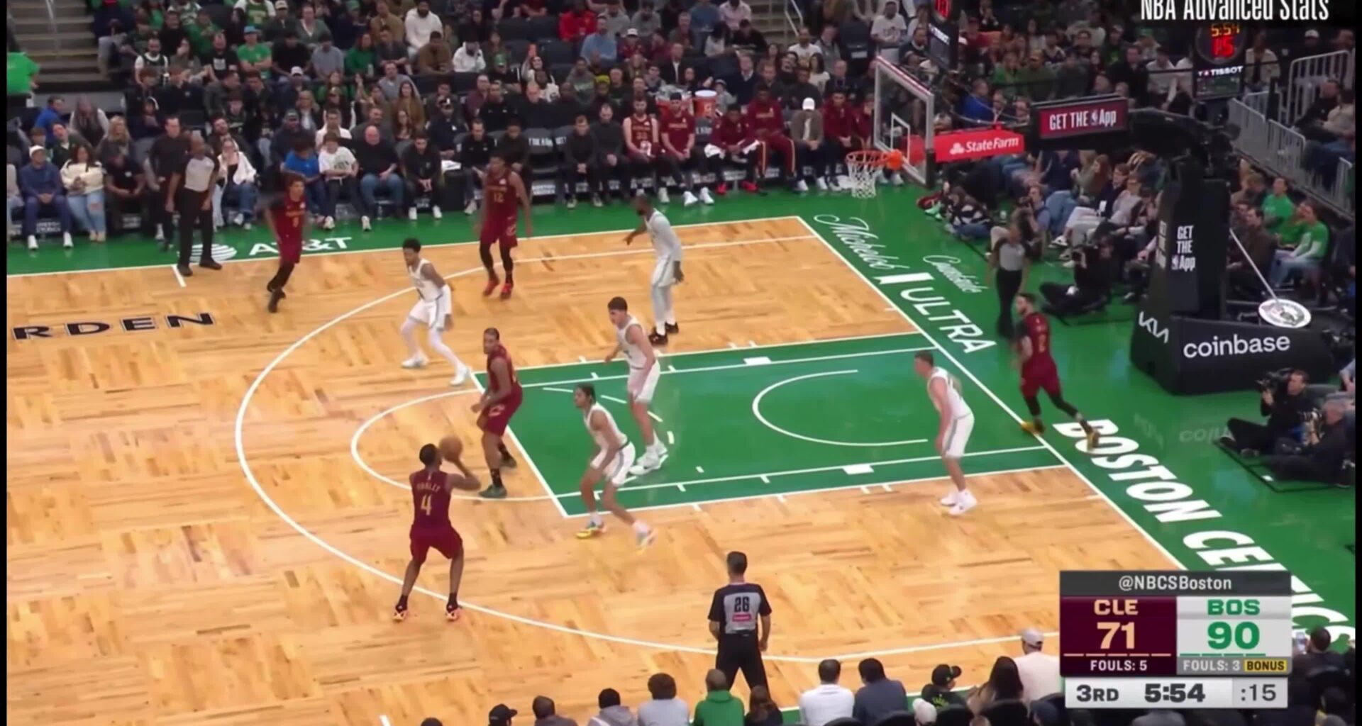 [Highlight] The Cavs were 1/12 shooting when Josh Minott was the primary defender, per NBA tracking. Evan Mobley shot 0/6 FG & 0/3 3FG when guarded by Josh Minott.