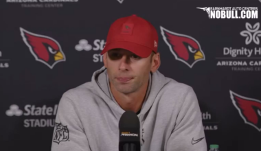 Gannon ends his presser being asked how early in his career he learned to take his “emotion  out of coaching” when it comes to injuries and missing players