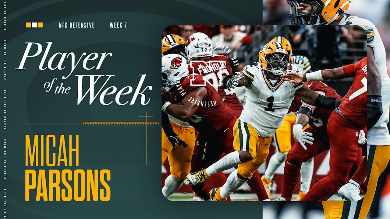 Micah Parsons Named NFC Defensive Player of the Week