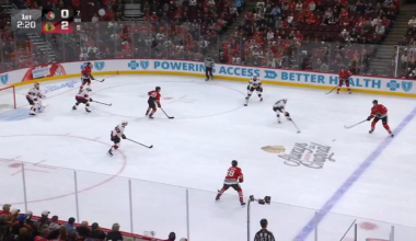 Bedard draws a penalty and then immediately scores on the power play to make it 3-0