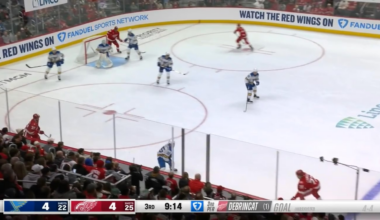 Edvinsson scores and the Wings score 5 unanswered