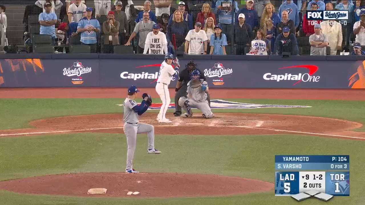 Yamamoto throws a complete game in the 2025 World Series as the LA Dodgers won Game 2 and tied the series at 1-1