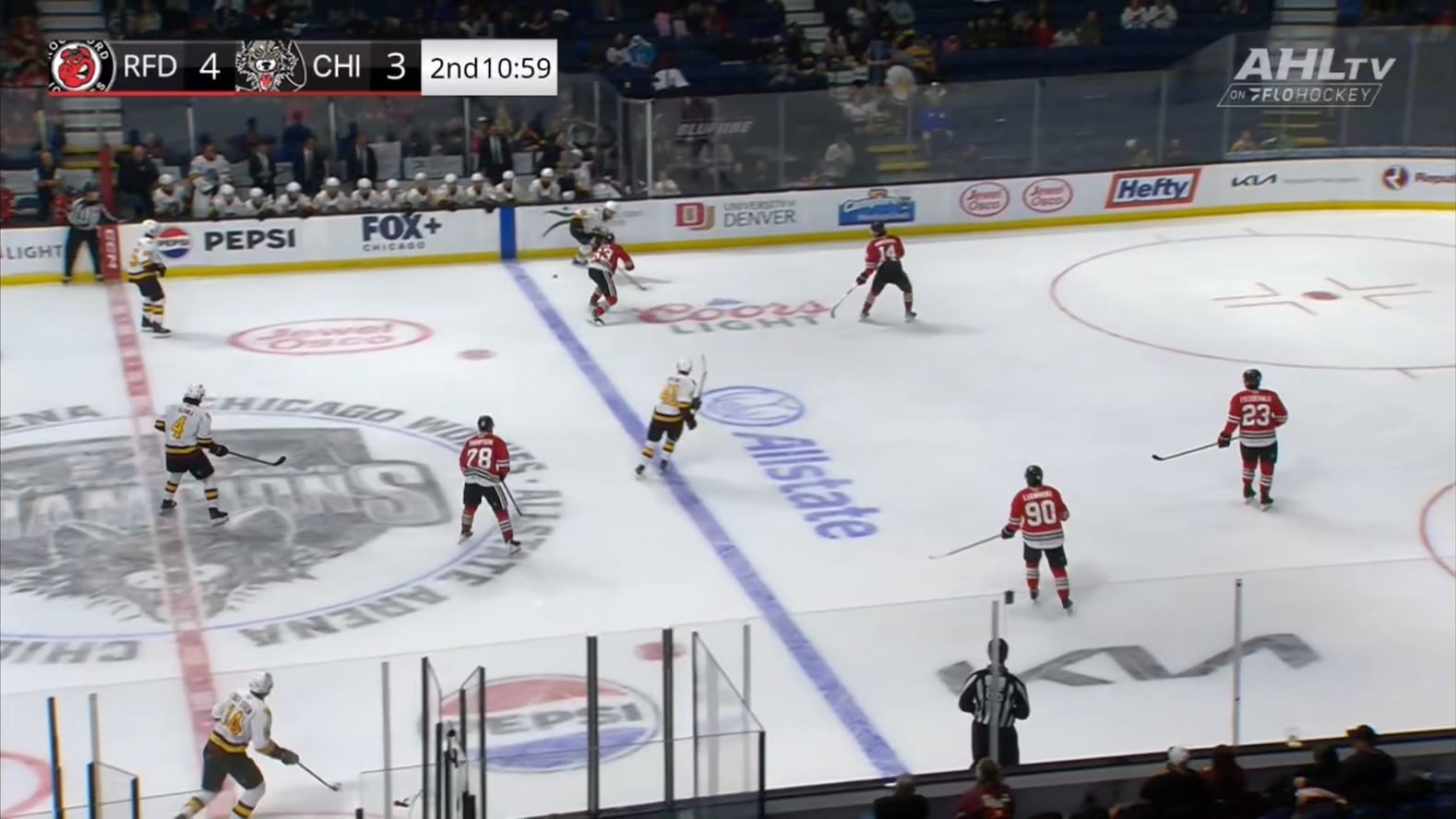 The Rockford IceHogs report that Paul Ludwinski will be out for the rest of the season with a left knee injury