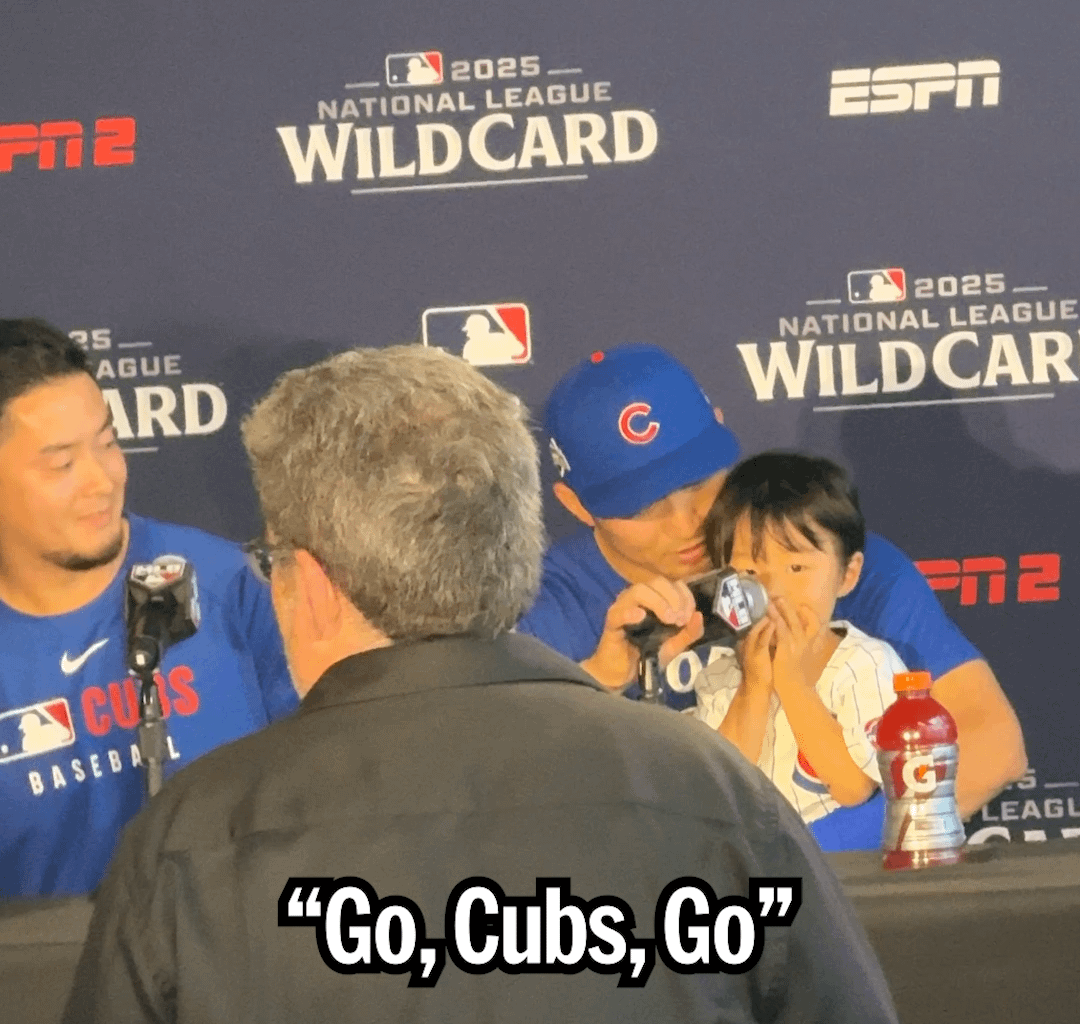 Seiya Suzuki's son has something to say to Cubs fans