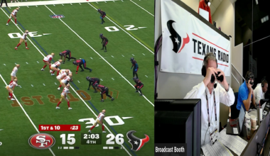 A little later than I wanted but here is our call from Kamari Lassiter’s INT vs SF with how it looked on TV. Thanks for listening and checking these out!