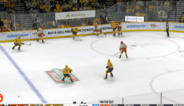 Jost gets his first goal as a Pred to tie the game