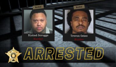 Two men were arrested yesterday in connection to the 2023 shooting death of Carl Granderson’s brother Vyshawn Johnson.