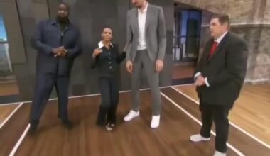 Boban Marjanovic: “I’m 7’4”. I’m looking up at Victor Wembanyama like… no way.” -Brian Windhorst: “I think he’s approaching 7’7.”