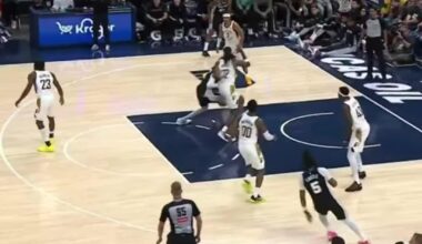 [Highlight] Victor Wembanyama uses a STRONG move to get Isiah Jackson out of his way for the wide open dunk