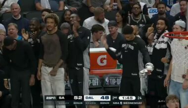 Man, I miss AD, but we never saw him get bodied like this. Hakeem and Shaolin Monks has made Wemby into an insane problem for the league. Hope JJ lights up a fire in Ayton to defend the alien when he gets here