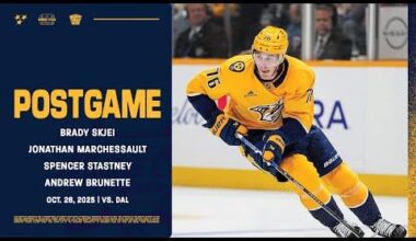 Marchessault, Skjei, Stastney & Brunette - Postgame: Oct. 26, 2025