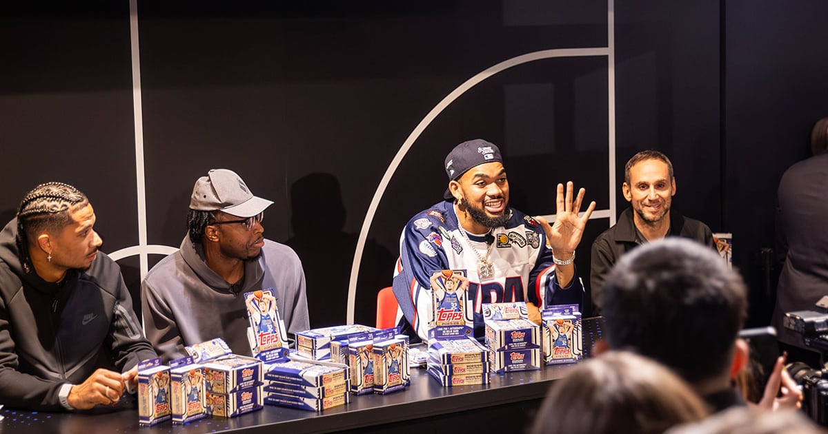 NBAers across nation help celebrate launch of 2025-26 Topps Basketball cards