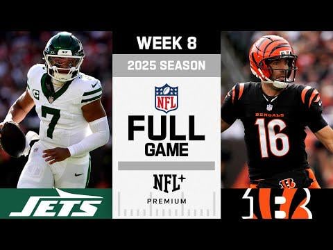 Jets vs Bengals full game on youtube.