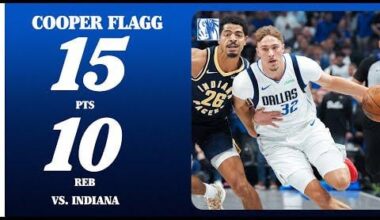 Cooper Flagg (15 PTS 10 REB) vs. Indiana | October 29, 2025