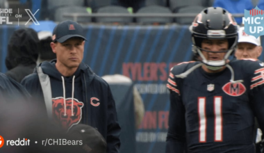 [NFL] Ben Johnson is all business... until he's in the winning locker room 🗣️ @insidetheNFL Week 7 Mic'd Up on X