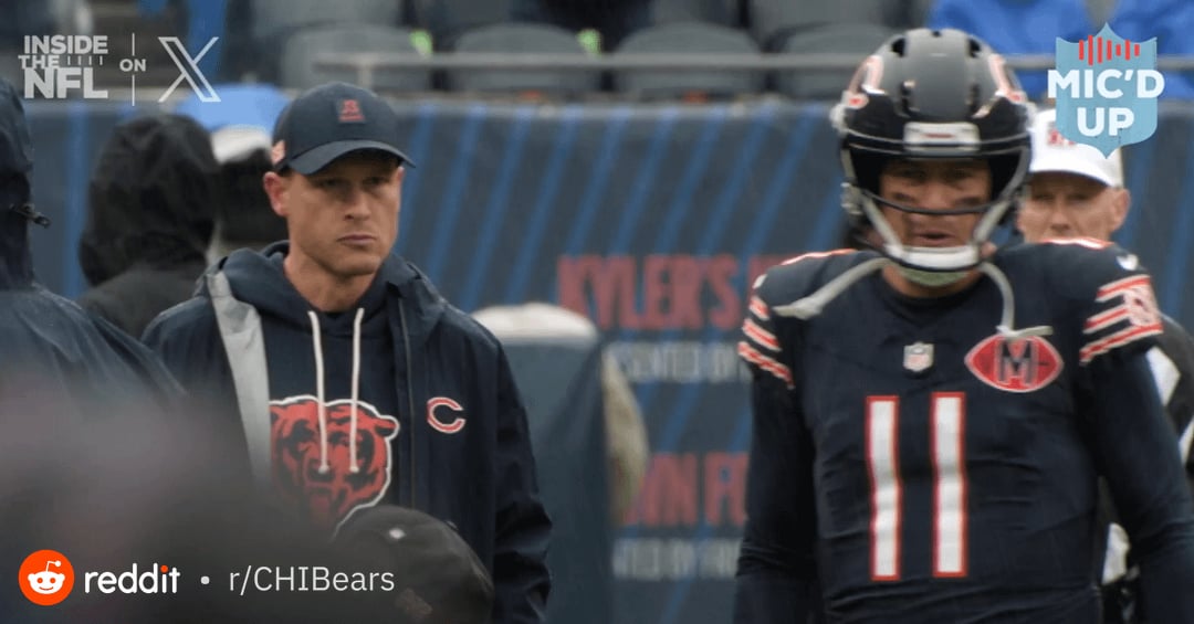 [NFL] Ben Johnson is all business... until he's in the winning locker room 🗣️ @insidetheNFL Week 7 Mic'd Up on X