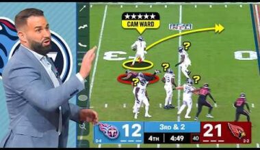 Chase Daniel breaks down Cam Ward vs AZ (and WR drops)