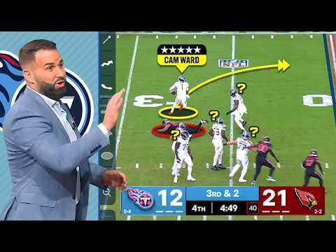 Chase Daniel breaks down Cam Ward vs AZ (and WR drops)