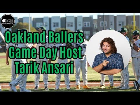Oakland Ballers Game Day Host Tarik Ansari's Journey from Radio to Baseball