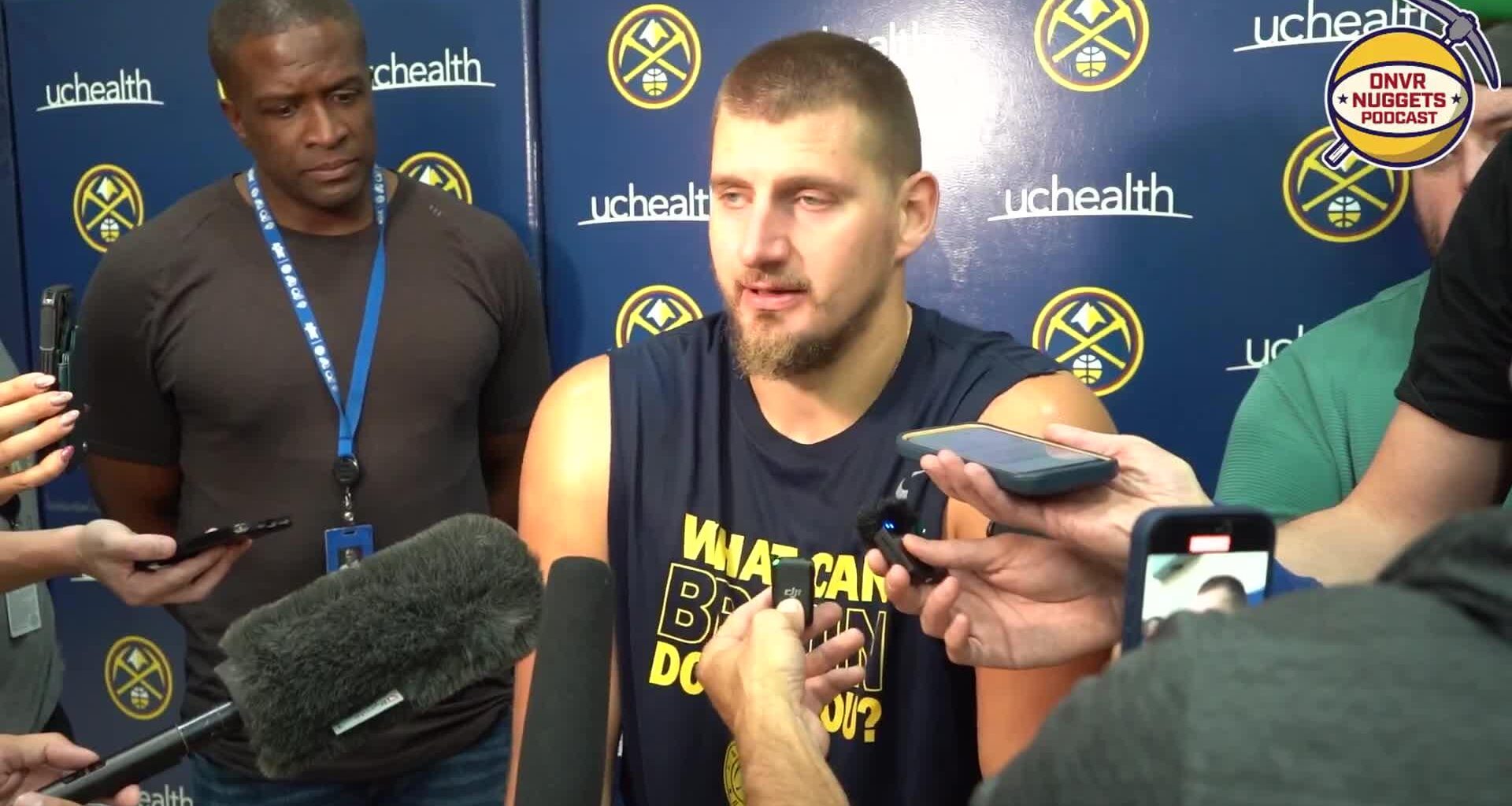 [Jokic] on OKC being the Title Favorite: “Hopefully we can be the Silent — How do you say it? The Silent Knight. Silent Horse. Dark Horse.”