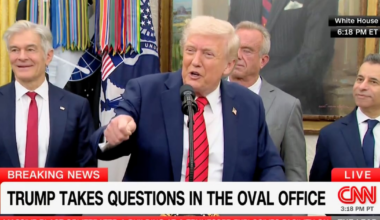 President Donald Trump, 79, Claims Pro Golfer Keegan Bradley ‘Saves Lives’ in Bizarre Tangent