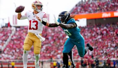 [Wagoner] Purdy status is up in the air for Thursday against the Rams