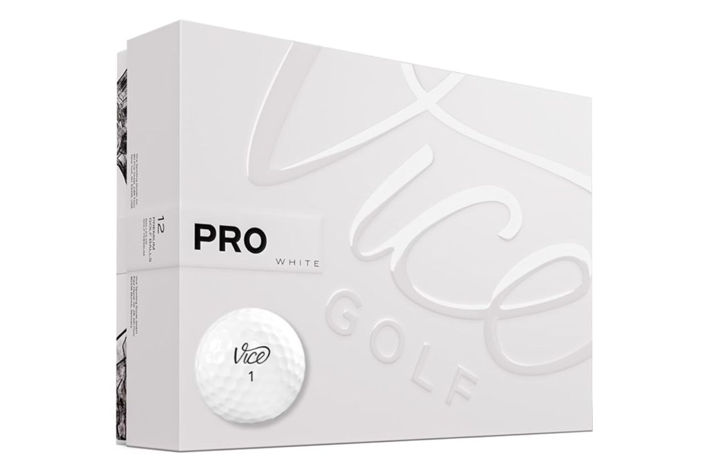 A box of golf balls from Vice