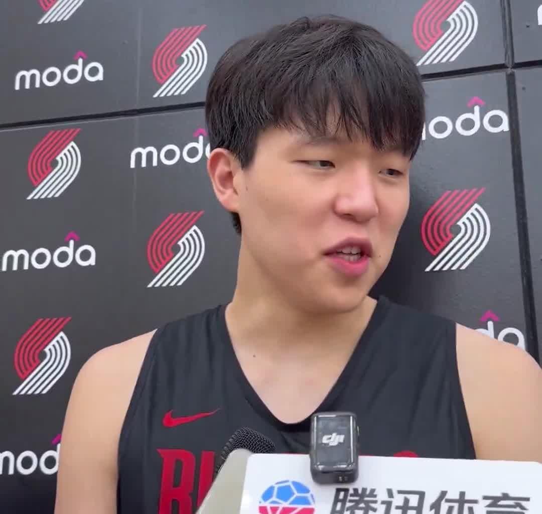 Yang Hansen on who is the most athletic guy at the camp: “Great question…. Everyone except me”