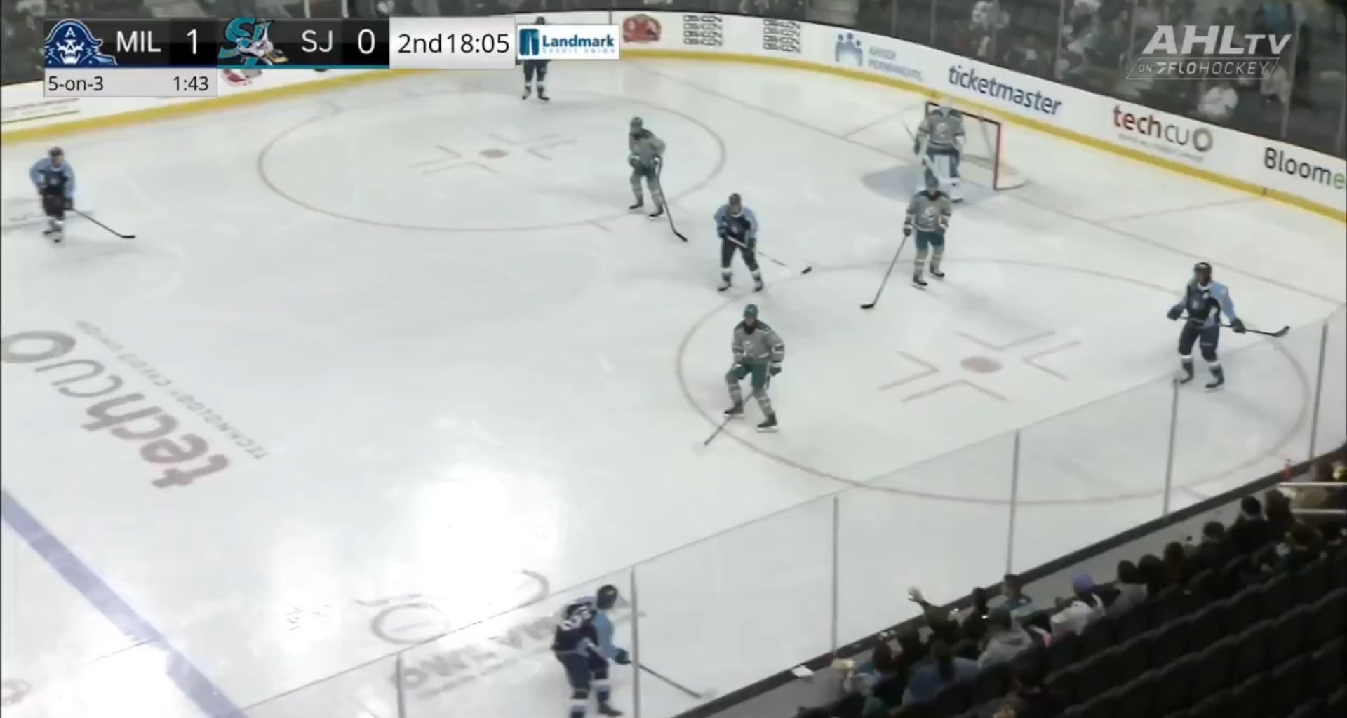 The Admirals have scored 3 power play goals in less than 4 minutes